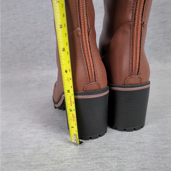 👯♀️Host Pick⚡️Chunky Heel Back Zip Ankle Boots - Picture 12 of 15